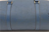 Authentic Louis Vuitton Epi Soufflot Hand Bag Blue M52225 LV 3162D