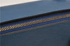 Authentic Louis Vuitton Epi Soufflot Hand Bag Blue M52225 LV 3162D
