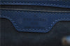 Authentic Louis Vuitton Epi Soufflot Hand Bag Blue M52225 LV 3162D
