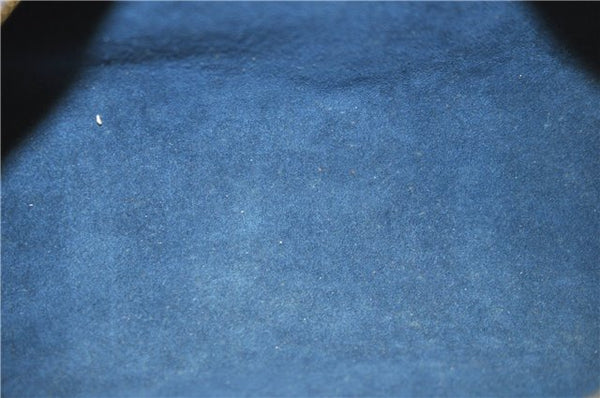 Authentic Louis Vuitton Epi Soufflot Hand Bag Blue M52225 LV 3162D