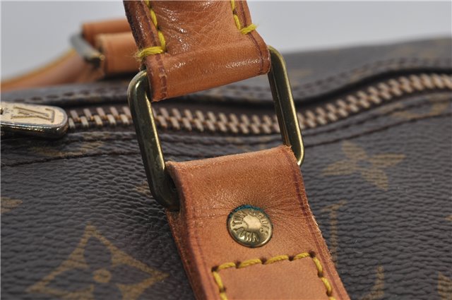 Authentic Louis Vuitton Monogram Keepall Bandouliere 55 M41414 Boston Bag 3162E