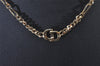 Authentic Christian Dior Gold Tone Chain Pendant Necklace CD 3162I