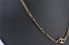 Authentic Christian Dior Gold Tone Chain Pendant Necklace CD 3162I