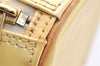 Authentic Louis Vuitton Vernis Bedford Hand Bag Light Yellow M91331 LV 3163D