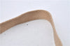Authentic GUCCI Vintage Hand Bag Pouch Purse Leather Canvas 92821 Beige 3163F