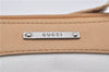 Authentic GUCCI Vintage Hand Bag Pouch Purse Leather Canvas 92821 Beige 3163F