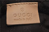 Authentic GUCCI Vintage Hand Bag Pouch Purse Leather Canvas 92821 Beige 3163F