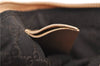 Authentic GUCCI Vintage Hand Bag Pouch Purse Leather Canvas 92821 Beige 3163F