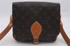 Auth Louis Vuitton Monogram Cartouchiere MM Shoulder Cross Bag M51253 LV 3164D