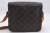 Auth Louis Vuitton Monogram Cartouchiere MM Shoulder Cross Bag M51253 LV 3164D