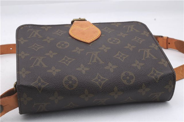 Auth Louis Vuitton Monogram Cartouchiere MM Shoulder Cross Bag M51253 LV 3164D