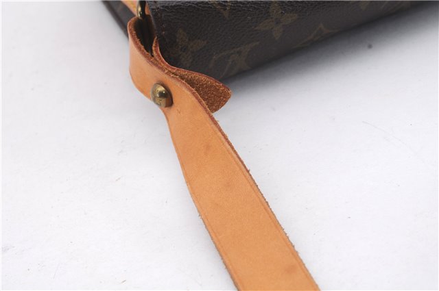Auth Louis Vuitton Monogram Cartouchiere MM Shoulder Cross Bag M51253 LV 3164D