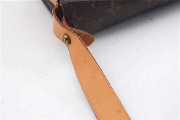 Auth Louis Vuitton Monogram Cartouchiere MM Shoulder Cross Bag M51253 LV 3164D