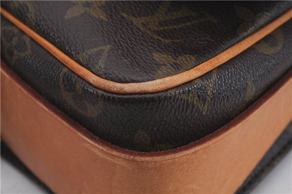 Auth Louis Vuitton Monogram Cartouchiere MM Shoulder Cross Bag M51253 LV 3164D