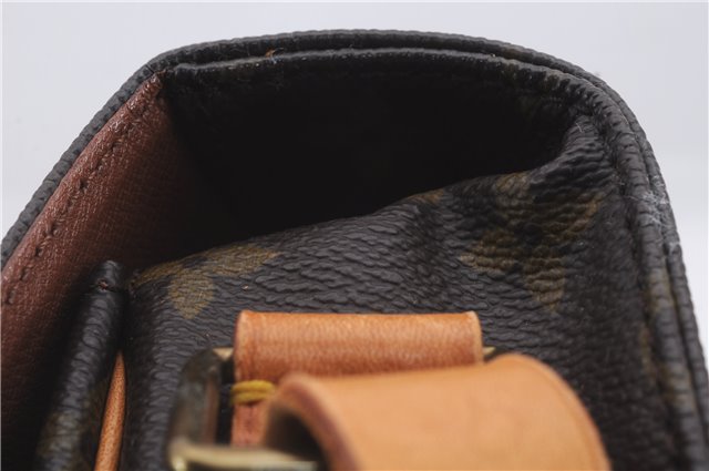 Auth Louis Vuitton Monogram Cartouchiere MM Shoulder Cross Bag M51253 LV 3164D