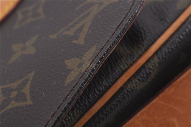 Auth Louis Vuitton Monogram Cartouchiere MM Shoulder Cross Bag M51253 LV 3164D