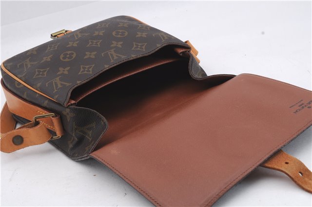 Auth Louis Vuitton Monogram Cartouchiere MM Shoulder Cross Bag M51253 LV 3164D