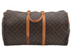 Auth Louis Vuitton Monogram Keepall Bandouliere 55 Boston Bag M41414 LV 3164E