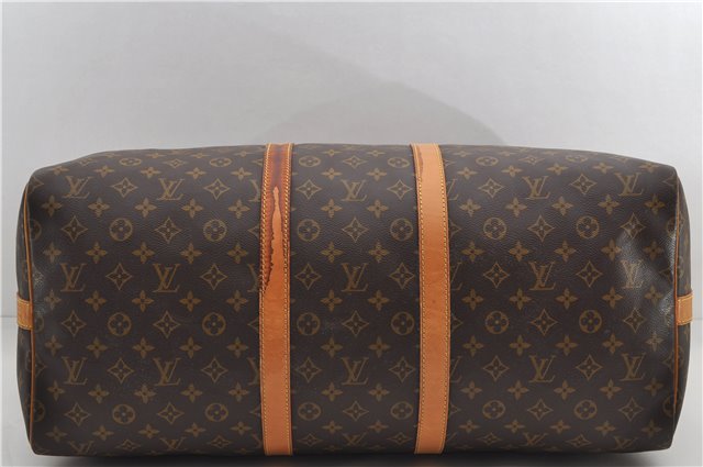 Auth Louis Vuitton Monogram Keepall Bandouliere 55 Boston Bag M41414 LV 3164E