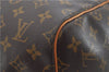 Auth Louis Vuitton Monogram Keepall Bandouliere 55 Boston Bag M41414 LV 3164E