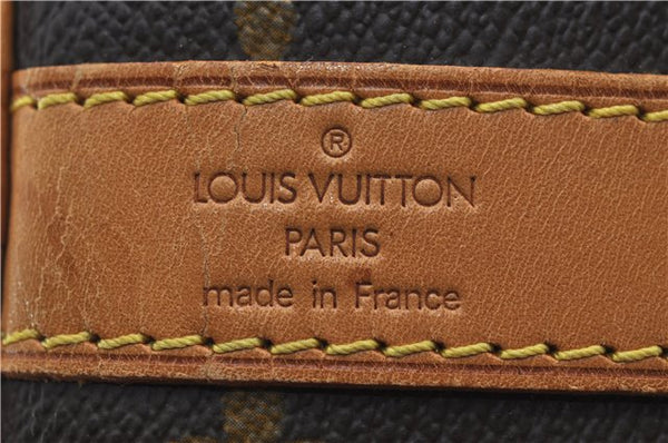 Auth Louis Vuitton Monogram Keepall Bandouliere 55 Boston Bag M41414 LV 3164E