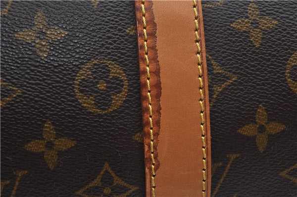 Auth Louis Vuitton Monogram Keepall Bandouliere 55 Boston Bag M41414 LV 3164E