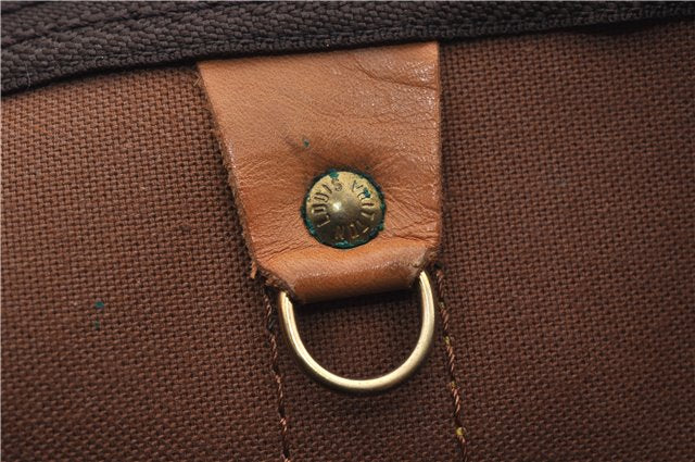 Auth Louis Vuitton Monogram Keepall Bandouliere 55 Boston Bag M41414 LV 3164E