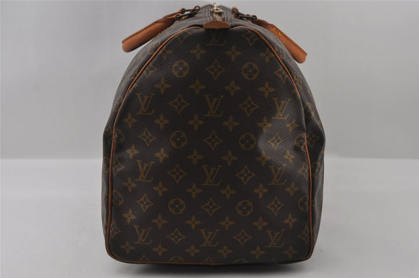 Authentic Louis Vuitton Monogram Keepall 55 Travel Boston Bag M41424 LV 3164I