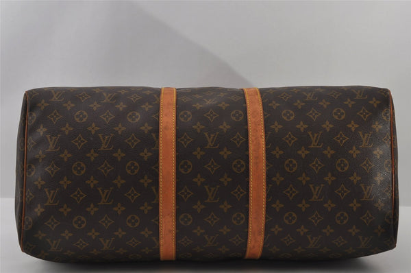 Authentic Louis Vuitton Monogram Keepall 55 Travel Boston Bag M41424 LV 3164I
