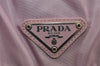 Authentic PRADA VELA Nylon Tessuto Enamel Drawstring Backpack B4650 Pink 3165I