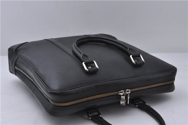 Authentic Louis Vuitton Epi Vivienne MM Hand Bag Black M59122 LV 3167D