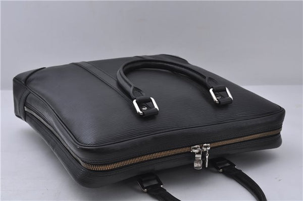 Authentic Louis Vuitton Epi Vivienne MM Hand Bag Black M59122 LV 3167D