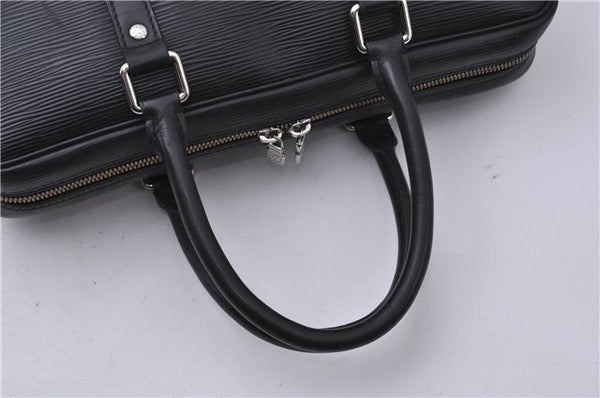 Authentic Louis Vuitton Epi Vivienne MM Hand Bag Black M59122 LV 3167D