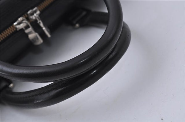 Authentic Louis Vuitton Epi Vivienne MM Hand Bag Black M59122 LV 3167D