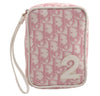 Authentic Christian Dior Trotter No.2 Vintage Pouch Purse PVC Leather Pink 3168I