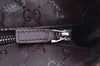 Authentic GUCCI GG Imprime Shoulder Tote Bag GG PVC Leather 211138 Purple 3169H