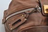 Authentic Chloe Paddington Vintage Leather Hand Bag Purse Brown 3169I