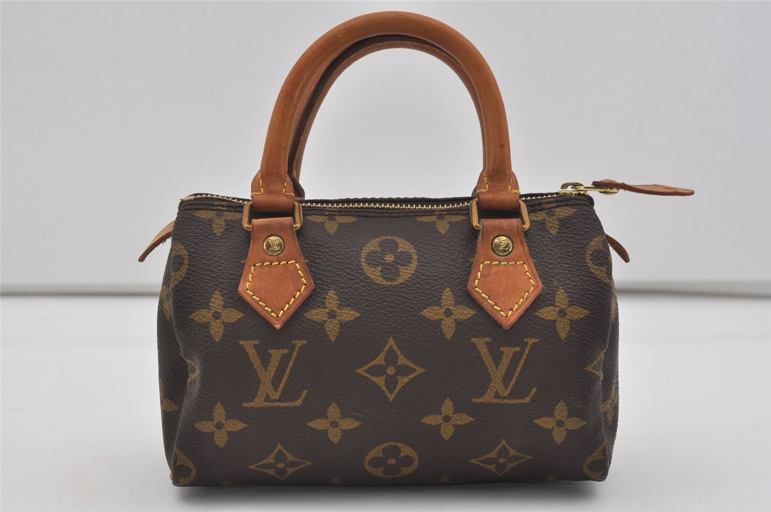 Authentic Louis Vuitton Monogram Mini Speedy Hand Bag Purse M41534 LV 3170I