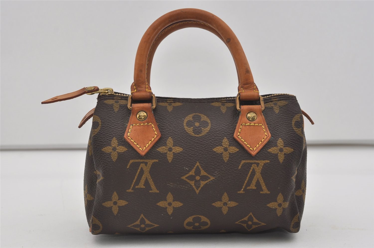 Authentic Louis Vuitton Monogram Mini Speedy Hand Bag Purse M41534 LV 3170I