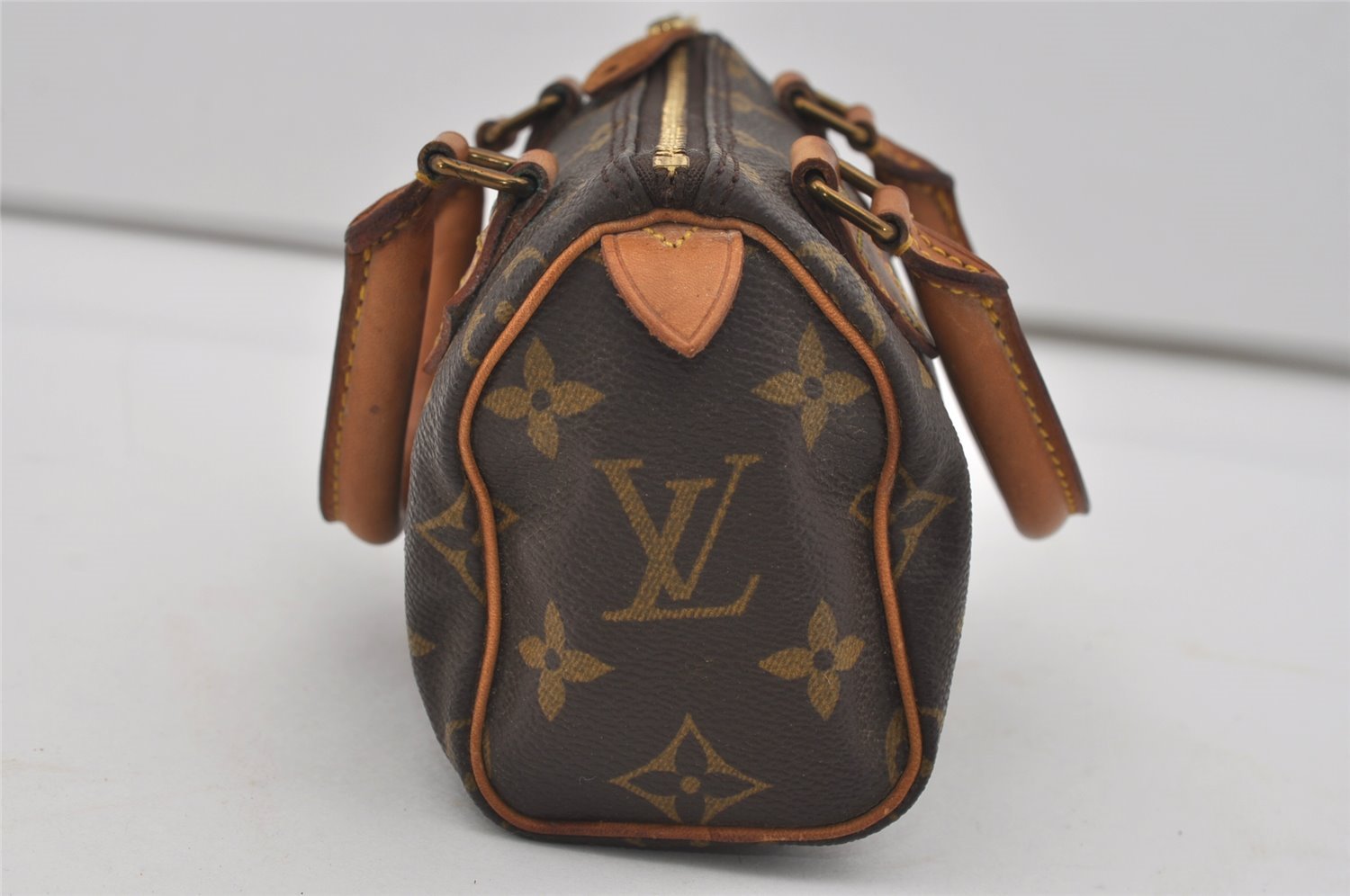 Authentic Louis Vuitton Monogram Mini Speedy Hand Bag Purse M41534 LV 3170I