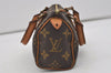 Authentic Louis Vuitton Monogram Mini Speedy Hand Bag Purse M41534 LV 3170I