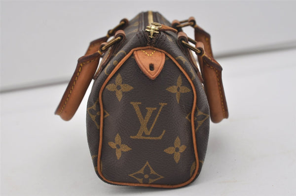 Authentic Louis Vuitton Monogram Mini Speedy Hand Bag Purse M41534 LV 3170I