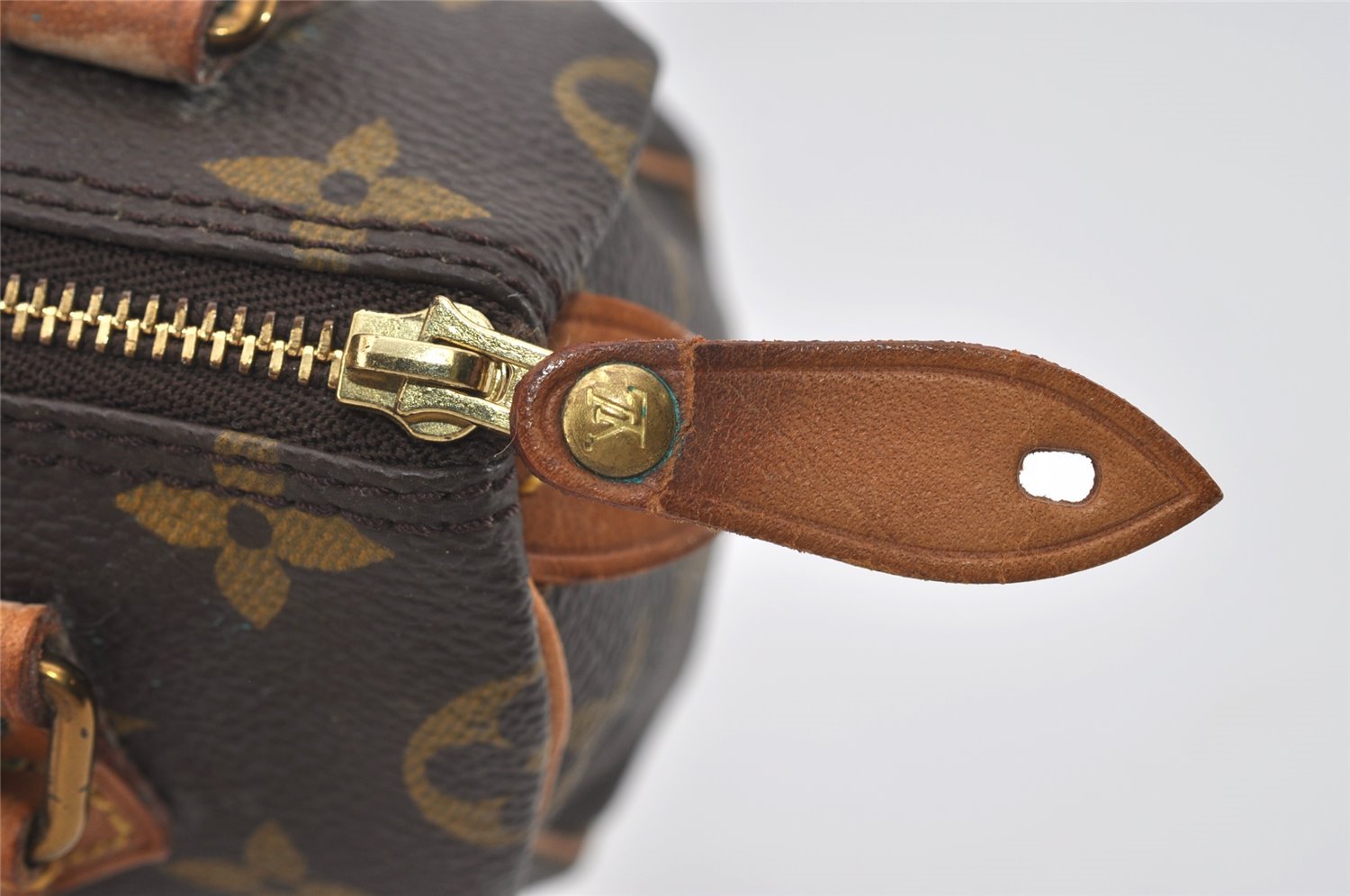 Authentic Louis Vuitton Monogram Mini Speedy Hand Bag Purse M41534 LV 3170I