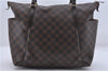 Authentic Louis Vuitton Damier Totally MM Shoulder Tote Bag N41281 LV 3171D