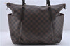 Authentic Louis Vuitton Damier Totally MM Shoulder Tote Bag N41281 LV 3171D