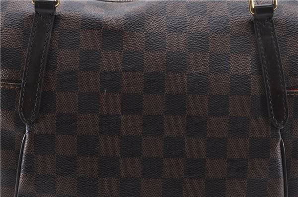Authentic Louis Vuitton Damier Totally MM Shoulder Tote Bag N41281 LV 3171D