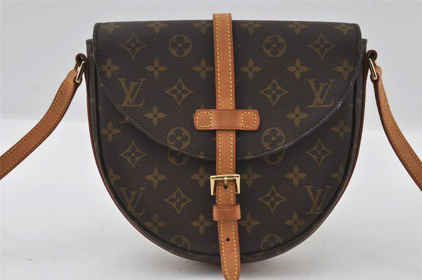 Authentic Louis Vuitton Monogram Chantilly MM Shoulder Cross Bag M51233 LV 3171I