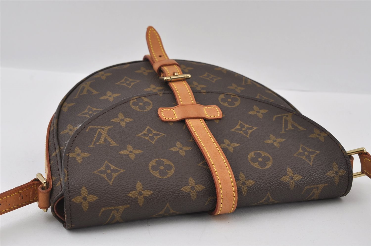 Authentic Louis Vuitton Monogram Chantilly MM Shoulder Cross Bag M51233 LV 3171I