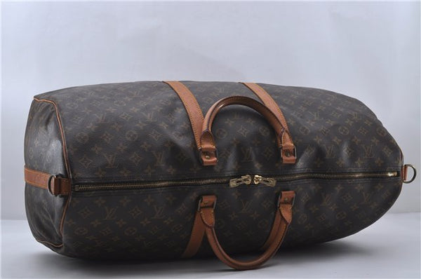 Auth Louis Vuitton Monogram Keepall Bandouliere 60 Boston Bag M41412 LV 3172D