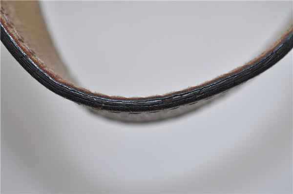 Authentic GUCCI Vintage Shoulder Tote Bag GG PVC Leather 211138 Ivory 3172F